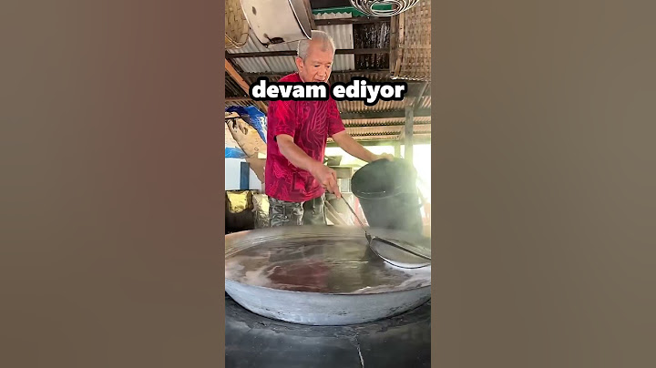 Tayland'da Kokonat Şekeri Böyle Yapılıyor
