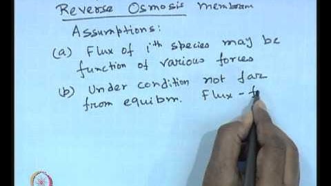 Mod-01 Lec-04 Membrane Separation Processes (Contd...1)