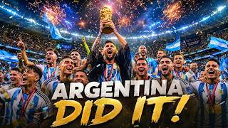 ARGENTINA WORLD CUP ANTHEM 🇦🇷🔥 HEART OF ARGENTINA | Epic Stadium Vibes & Football Passion