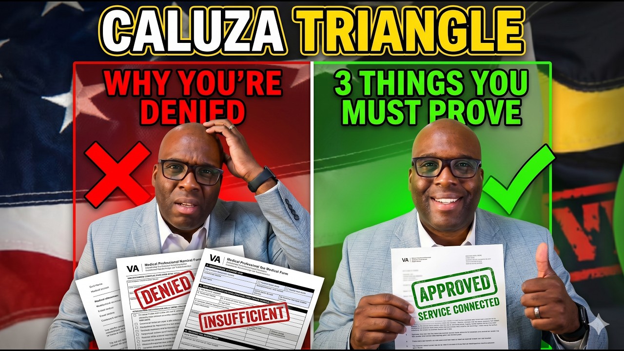 Why VA Claims Get DENIED (Caluza Triangle Explained for Veterans) - YouTube
