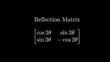 Deriving the Reflection Matrix