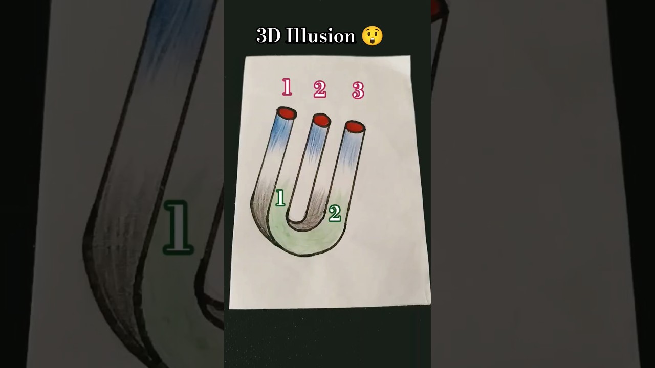 123 12 | 3D Illusion 😲| 3D Magic Art 🎭 