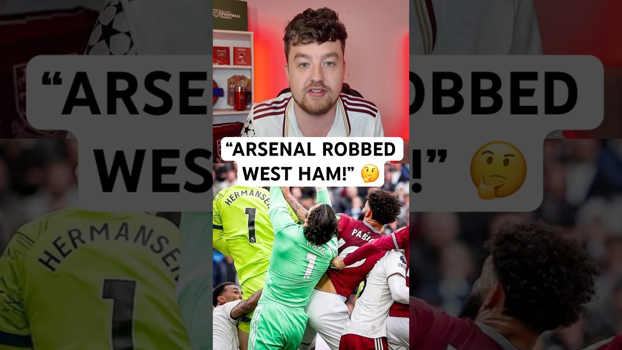 “Arsenal ALWAYS get away with fouls on the GK” 🤔