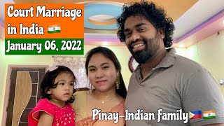 FILIPINA INDIAN WEDDING |COURT MARRIAGE | LOVE MARRIAGE