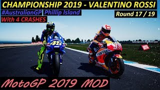 Thanks for watching, yours comments or likes :) icerami motogp 2019
mod - championship valentino rossi ai 120%, manual start, race 25%,
round 17 / 19 ...