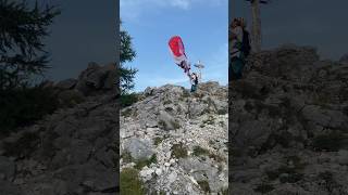 No takeoff❓🥺 NO PROBLEM 🧐 #advanceparagliders #throwandgo #paragliding