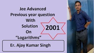 IIT JEE 2001 (Scr.)