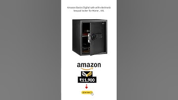 Amazon Basics Digital safe with electronic keypad locker #fashion #acerpredator #amazonbrand