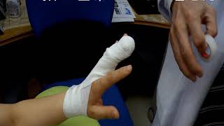 指の包帯巻き方など（6分）