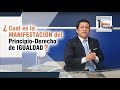 ¿Cuál es la MANIFESTACIÓN del Principio-Derecho de IGUALDAD? - TTR # 32