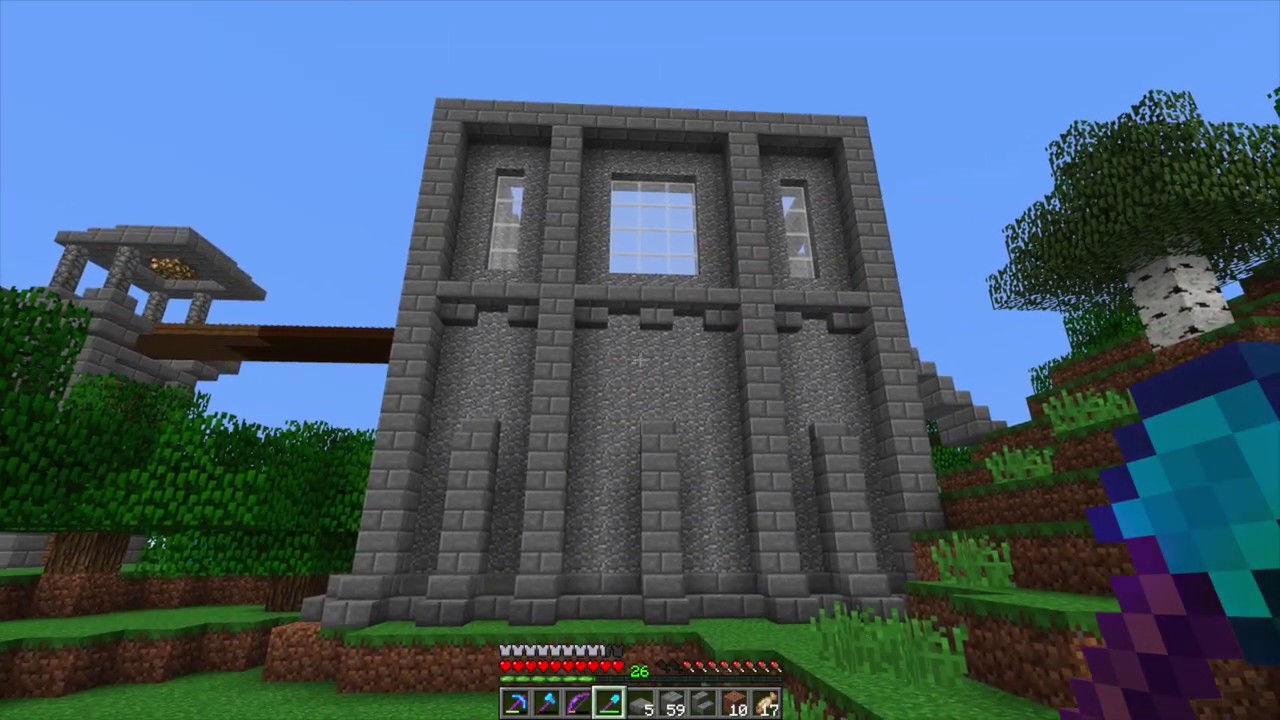 Minecraft survival - A new railway station [84] - YouTube