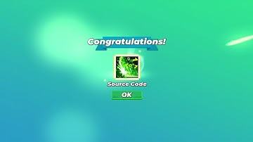 I got the new Source Code sword effect in bedwars blockman go