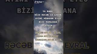 Rəcəb,Şaban,Ramazan Ayına Aid Status Üçün Video Dini Statuslar Üçün Video Yeni 2021.