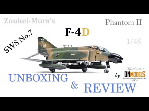 Zoukei-Mura F-4D Phantom II 1/48 SWS No.7 - Unboxing & Review