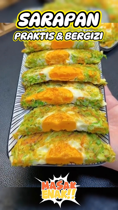 Cara Bikin Sarapan Praktis: Resep Telur Sarang Sayur #makan #kuliner #masak