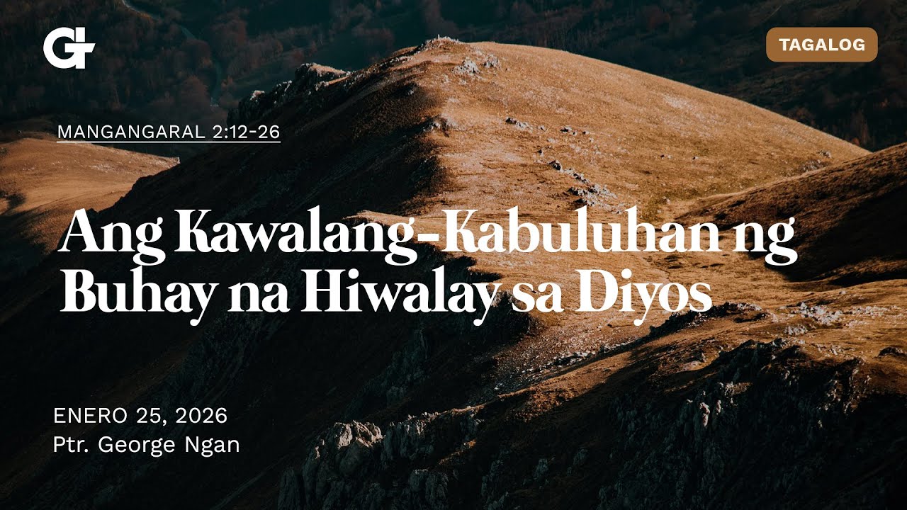 Ang Kawalang-Kabuluhan ng Buhay na Hiwalay sa Diyos
