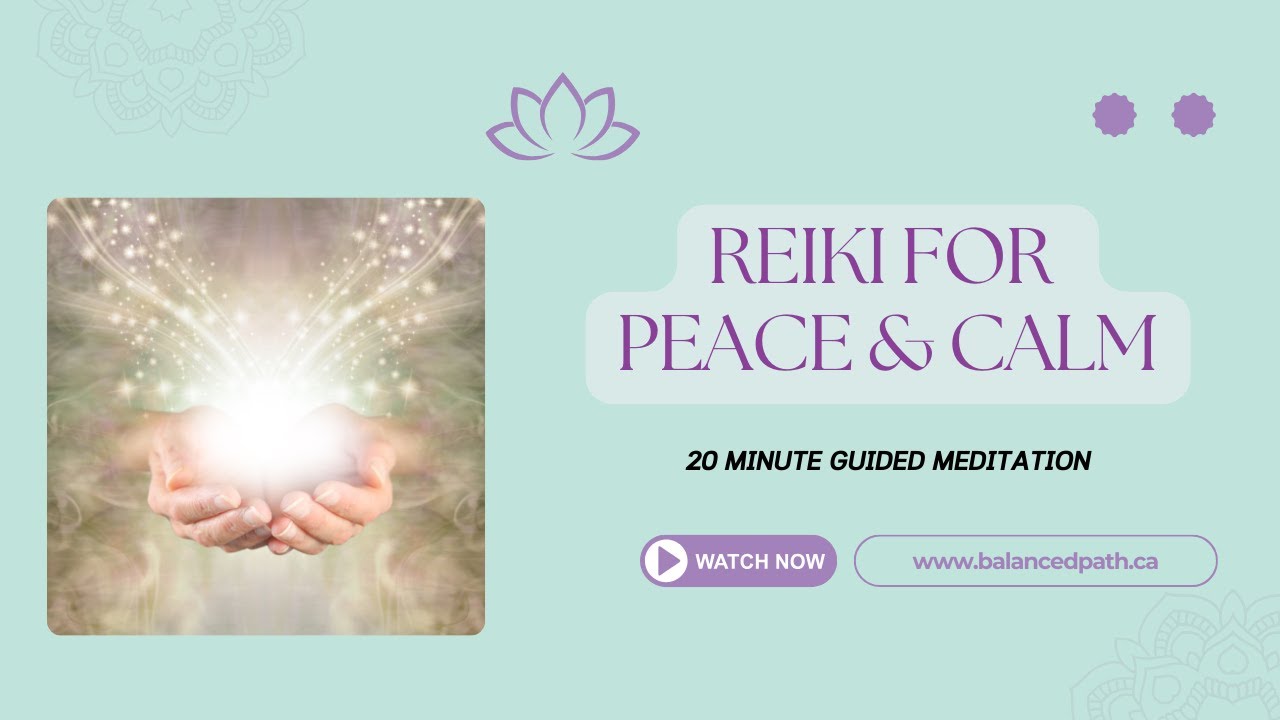 Find peace and calm within with this free distance Reiki meditation ...