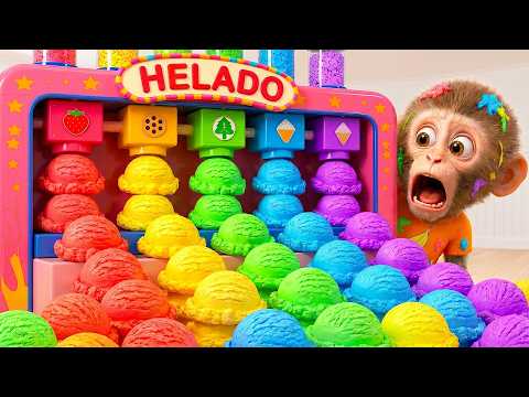 El Helado Inunda la Casa | Canción del Helado con Bebé Mono | Canciones Para Niños