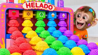 El Helado Inunda la Casa | Canción del Helado con Bebé Mono | Canciones Para Niños