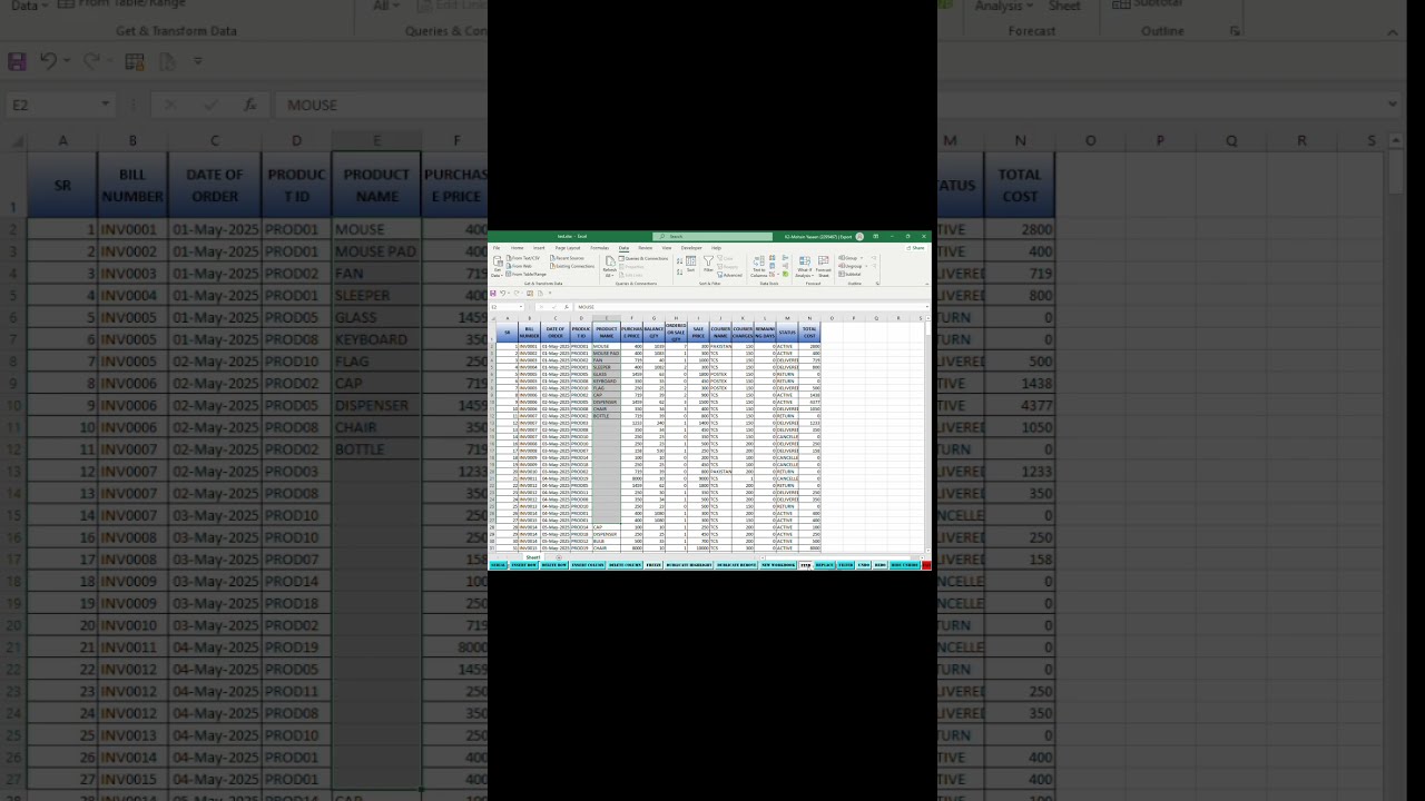  Shorts Sabse Powerful Excel Shortcut Tool Sirf 1 Click Me Sab Buttons Free Exceltips