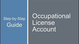 Occupational Licence Inspection Report