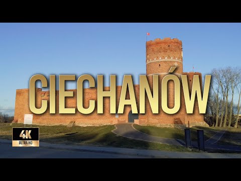 Ciechanów | Zima 2022 | Spacer po Ciechanowie | Binaural Audio ? [4k]