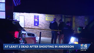 5 shot, 2 killed in Anderson overnight