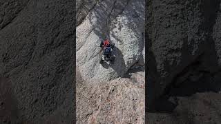 Axial UTB10 Capra on loose granite #axial #rccar #capra #offroad #axialrc #rcrockcrawler