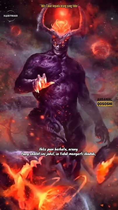 iblis takut kepada orang yang tidur