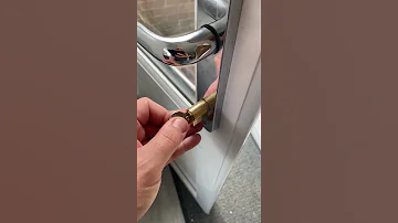 How To Change A Cylinder Lock With Dadskillz 