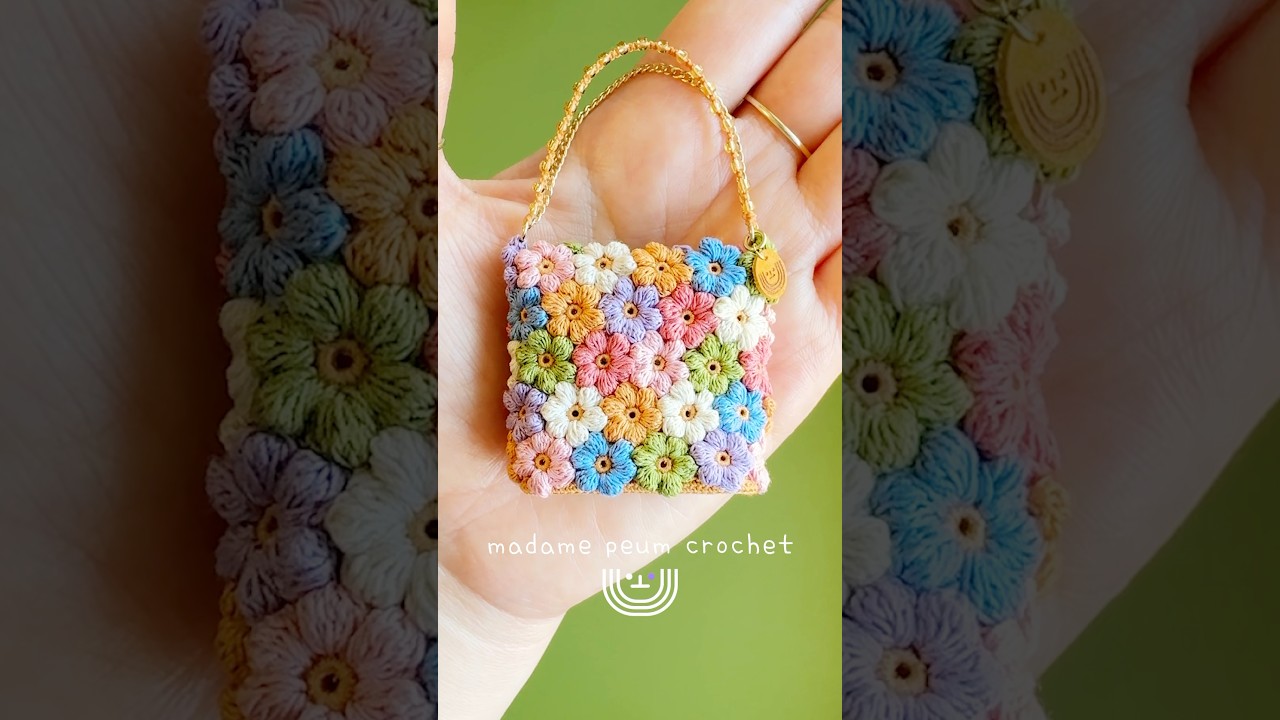 小さな小さな花を編み、ひたすらつなげると……「信じられない」 想像を