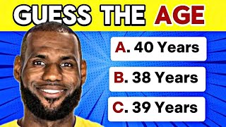 Guess the LOS ANGELES LAKERS players age | NBA Quiz 2024