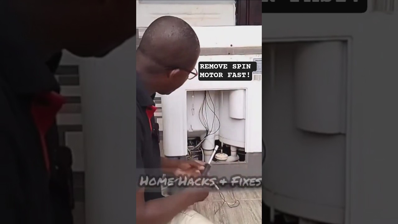 How to Remove Spin Dryer Motor | Easy DIY Fix
