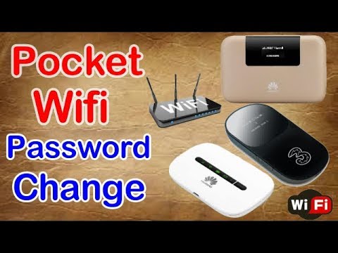 how to change pocket wifi password from phone