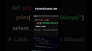 1 Dakikada Python öğrenmek! #bilgiteknolojileri