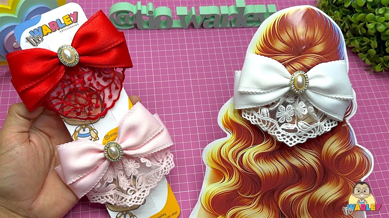 Laço Estilo Coque de Luxo