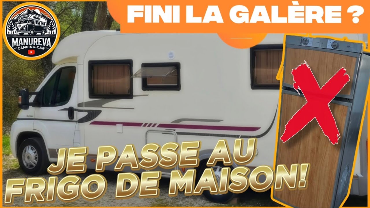 FRIGO 220V BOULANGER DANS MON CAMPING-CAR !