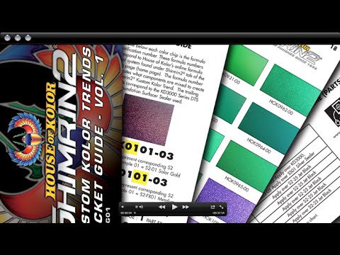 House Of Kolor Paint Chart Book