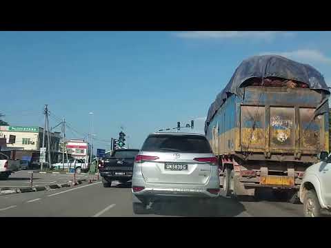 Timelapse Bintulu To Miri Coastal Drive 2 3 