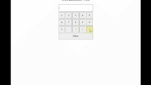 TUTO JAVASCRIPT: Comment créer une calculatrice simple en JS