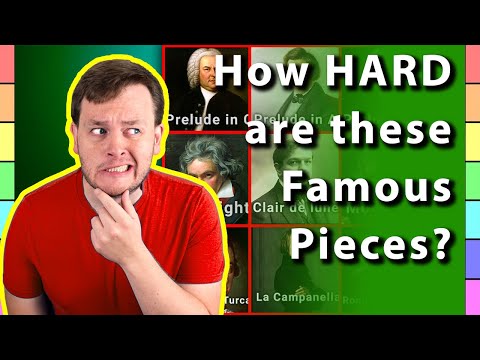 I RANKED how HARD these popular piano pieces really are!