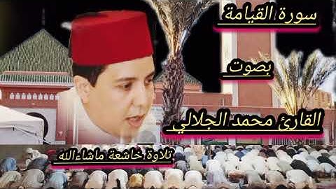 سورة القيامة بصوت الشيخ محمد الجلالي تلاوة خاشعة مؤثرة مبكية ماشاءالله 💯♥️🇲🇦♥️♥️ صلاة العشاء