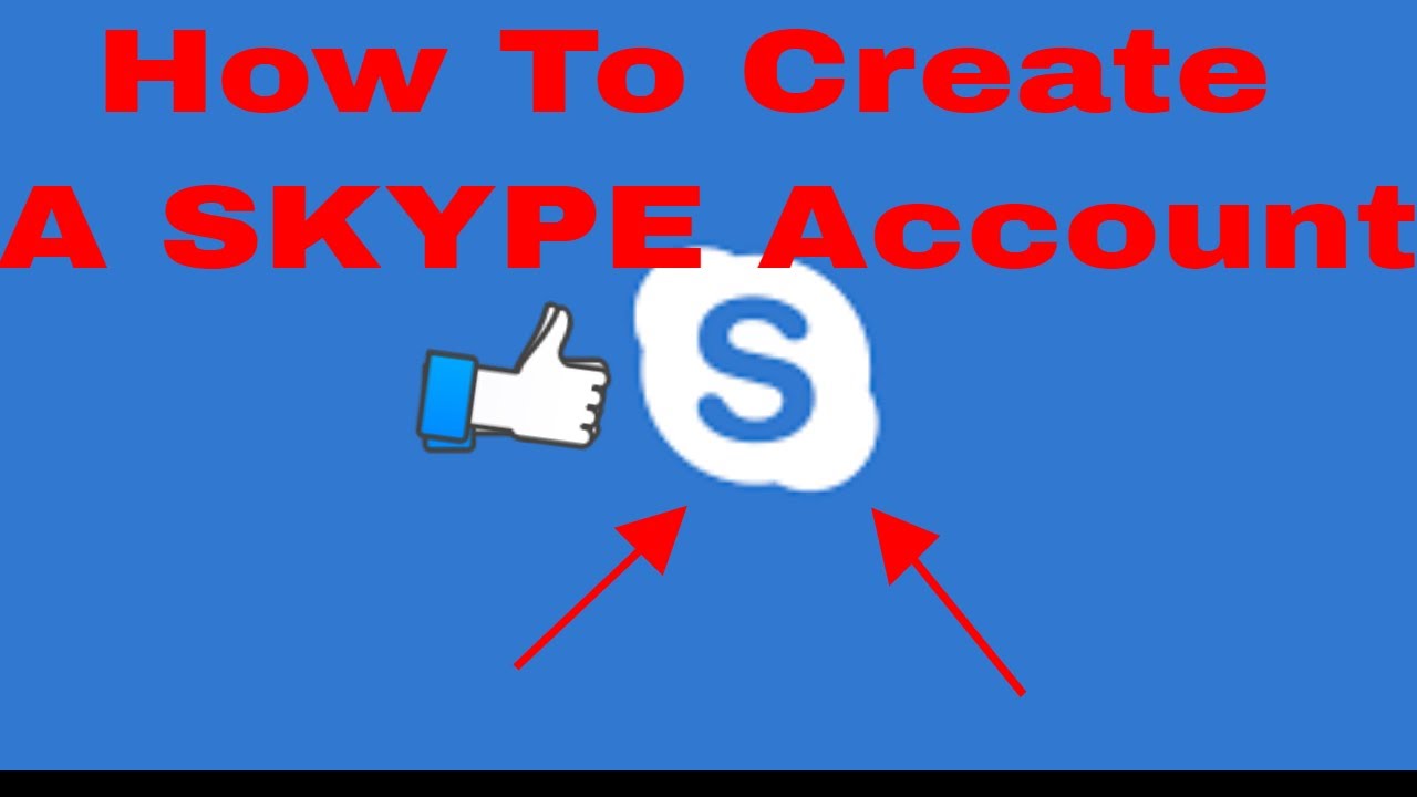 How To Create A SKYPE Account Free Call YouTube