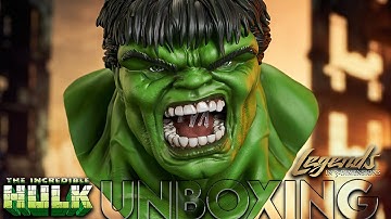 The Incredible Hulk Statue Unboxing - Legends in 3d Bust