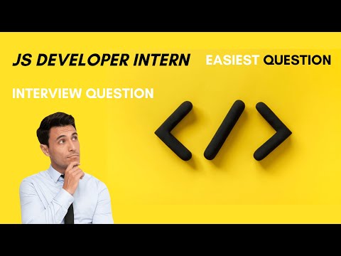 JS Developer Intern Interview Question | Javascript Tutorial | #mrlazyprogrammer #javascript  #mr