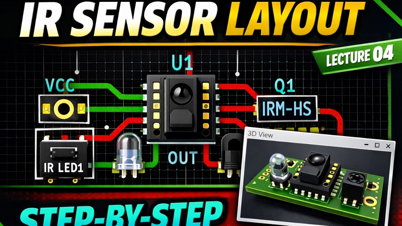 Ir Sensor Example Project PCB Lecture 04 : IR Sensor design (Project) - YouTube