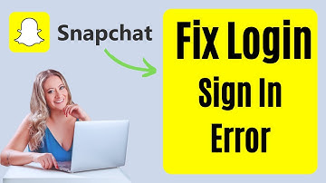 Snapchat Sign In Error | In Snapchat | Snapchat Login Problem 2022