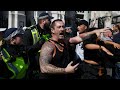 Violent scenes at anti-vaccination and anti-lockdown protest in London | Covid-19