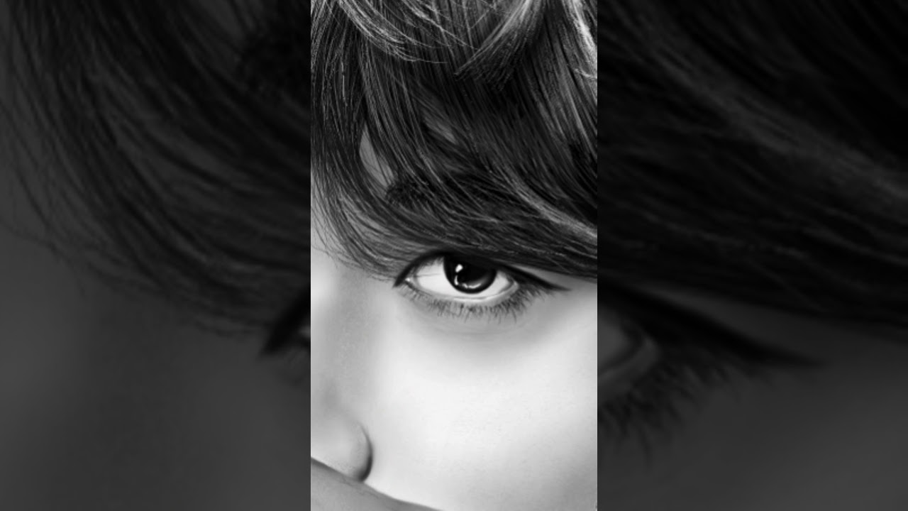 Hyperrealism portrait drawing. 