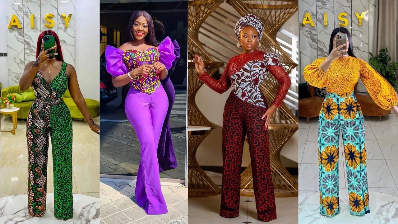Bulk-buy Ethnic Traditional Women Slim Flare Short Sleeve Women′s African  Print Design Pockets Jumpsuit for African Women price comparison